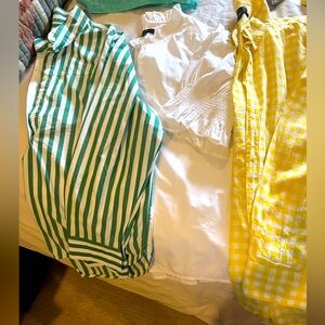 Lot of three JCrew summer Blouses.